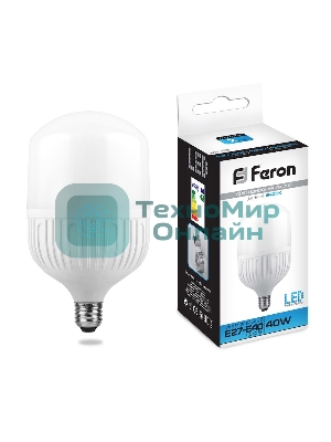 Лампа светодиодная Feron LB-65 50W 230V E27-E40 4000K
