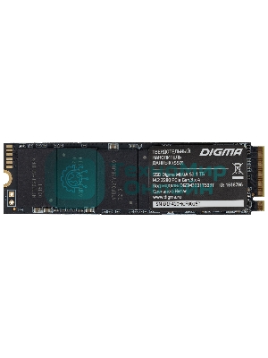 Накопитель SSD Digma Mega S3 DGSM3001TS33T, 1Tb, PCIe 3.0 x4, M.2 2280, NVMe, R/W 2130/1720