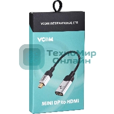 Адаптер miniDisplayPort(M) ---> HDMI(F) 0.15m 4K@60Hz VCOM