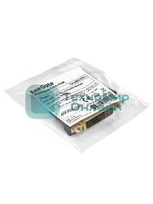 Переходник DVI-D-HDMI ExeGate EX-HDMI-DVI-3 (25F/19M, v 1.4b, позолоченные контакты, экран)