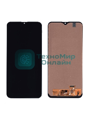 Дисплей для Samsung Galaxy A20 SM-A205F в сборе с тачскрином (TFT) черный