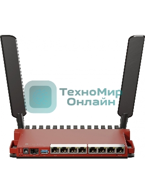 Роутер беспроводной MikroTik L009UiGS-2HaxD-IN AX600 10/100/1000BASE-TX, 2.4Ггц, 8*1Gbit, 1*SFP 2.5Gbit