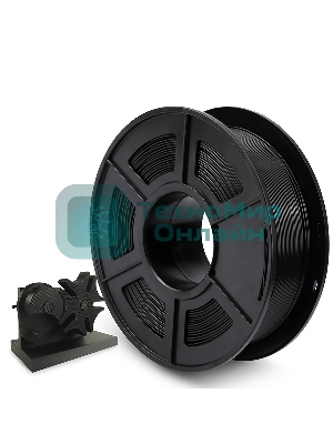 Филамент NVPrint PLA+ черный для 3D печати диаметр 1.75мм длина 330 метров масса 1 кг