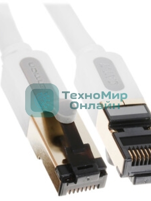 Патч-корд Vention прямой SFTP cat.7 RJ45 - 5м. Серый