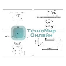 Светильник Ambrella light TN51812 GD золото GX53 max 15W D105*36