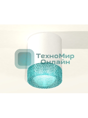 Светильник Ambrella Light XS6301043 SWH/BL белый песок/голубой MR16 GU5.3 (C6301, N6153)