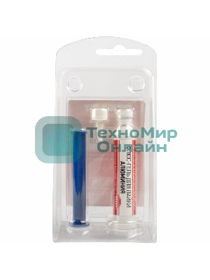Флюс-гель для пайки Rexant, пайка алюминия, 12 мл, техно-шприц, блистер