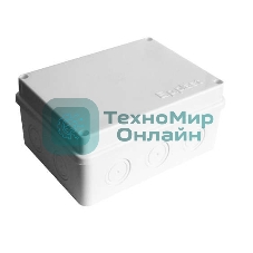 Коробка распределительная ОП 150х110х70 10 выходов без гермовводов IP54 крышка на винтах бел. Epplast 215311