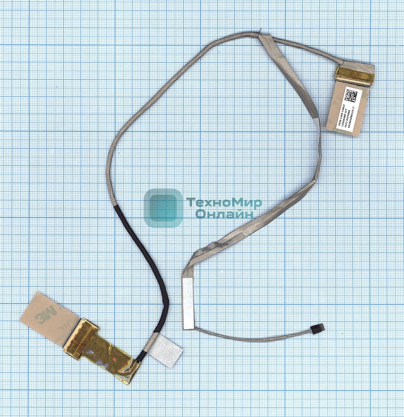 Шлейф матрицы для ноутбука Asus A550C X550VB Y581C F550L A550 R510CA W518L