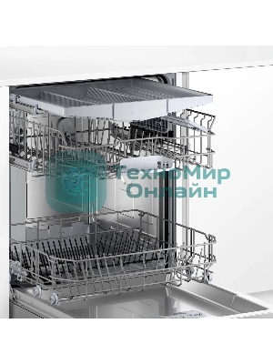 Встраиваемая посудомоечная машина Bosch SMV4HVX03E, серебристый, 59.8 см, 14 компл., 46 дБ, класс D