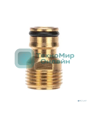 Адаптер латунный 3/4дюйм внешняя резьба ЧЕТЫРЕ СЕЗОНА 62-0275