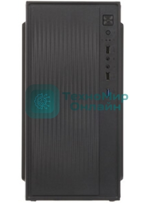 Компьютерный корпус Accord ACC-261B черный без БП mATX 1x80мм 1x92мм 2x120мм 2xUSB2.0 1xUSB3.0 audio