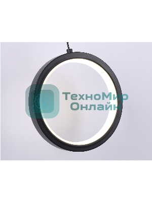Настенный светодиодный светильник Ambrella light FL51652/1+1 BK/GD черный/золото 10W 4200K 500*227*90