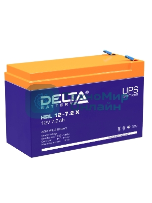Батарея для ИБП Delta HRL 12-7.2Х (12V 7.2Ah)