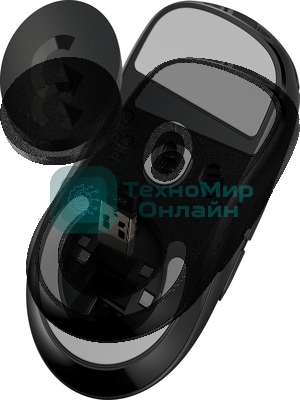 Мышь беспроводная Logitech G PRO X SUPERLIGHT черный, 25600 dpi, радиоканал, USB, кнопки - 5