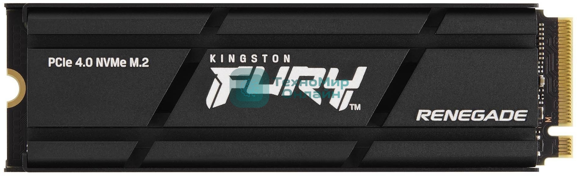 Накопитель SSD Kingston Fury Renegade, 1Tb, PCIe 4.0 x4, M.2 2280, NVMe, R/W 7300/6000, с радиатором