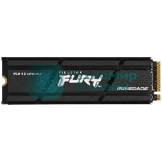 Накопитель SSD Kingston Fury Renegade, 1Tb, PCIe 4.0 x4, M.2 2280, NVMe, R/W 7300/6000, с радиатором