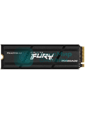 Накопитель SSD Kingston Fury Renegade, 1Tb, PCIe 4.0 x4, M.2 2280, NVMe, R/W 7300/6000, с радиатором
