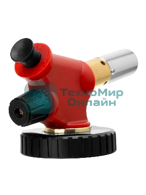 Профессиональная горелка Matrix на бутановый баллон, пьезоподжиг, расширенное сопло