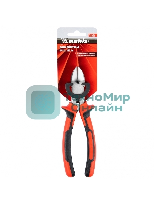 Бокорезы Matrix NICKEL, 180 мм, никелированные, двухкомпонентные рукоятки