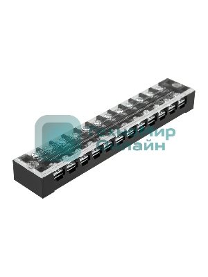 Блок зажимов клеммный Rexant БЗН ТВ-2512 2,5мм2 25A 12 пар