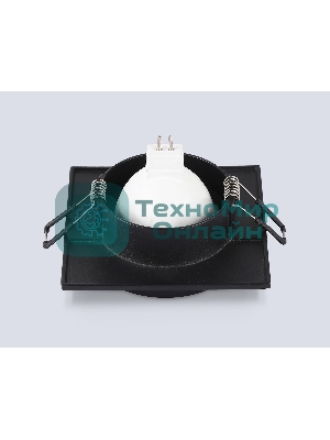 Светильник Ambrella light TN30710 BK черный GU5.3 92*92*36