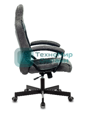 Кресло Бюрократ VIKING 6 KNIGHT B FABRIC черный, ткань, 120 кг, механизм качания