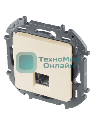 Телефонная розетка Inspiria RJ11 слоновая кость