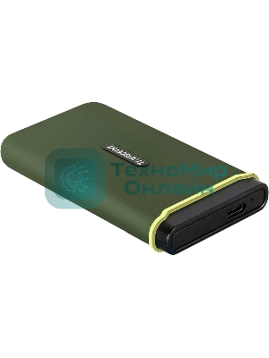 Внешний SSD Transcend Portable SSD ESD380C, 1000GB, Type-C, USB 3.2 Gen2, R/W 2000/2000MB/s, 97x54x13мм, два кабеля в комплекте (3 года)