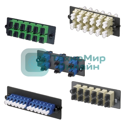 Панель Panduit (FAP8WBUDLCZ) FAP 8 дуплексных коннекторов LC керамические SM
