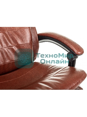 Кресло Бюрократ T-9950MSG-F/BROWN-PU коричневый, экокожа