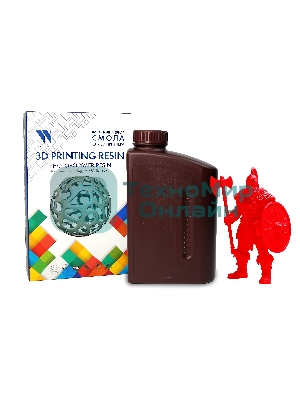 Фотополимерная смола NVPrint Standard Resin Clear Red для 3D печати 1 кг (бут)