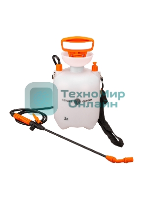 Опрыскиватель садовый помповый для растений и цветов 3л ЧЕТЫРЕ СЕЗОНА