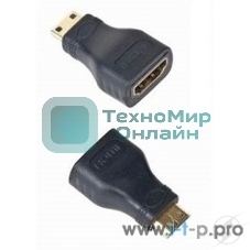 Переходник Gembird Переходник HDMI-miniHDMI 19F/19M, золотые разъемы, пакет