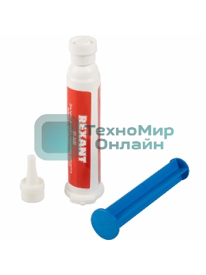 Флюс-гель для пайки Rexant, АКТИВНЫЙ, 12 мл, техно-шприц, блистер