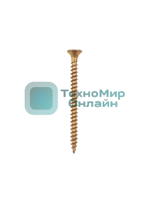 Саморез универсальный Kranz 3х40, желтый цинк, короб (200 шт./уп.)