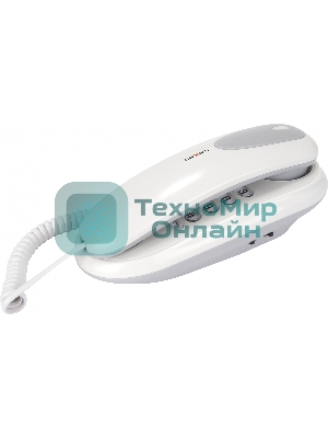 Телефон проводной teXet TX-236 светло-серый