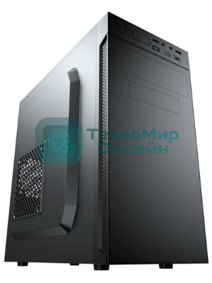 Компьютерный корпус ACD Coffre 102N mATX, черный, 80мм rear FAN, w/o PSU