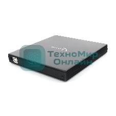 Оптический привод внешний с интерфейсом USB Gembird DVD-USB-02 пластик, черный