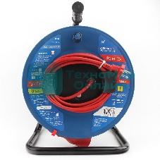 Силовой удлинитель на катушке Power Cube PC20201, 10 А/2,2 кВт, 30 м, 1 розетка б/з