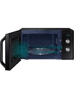 Микроволновая печь Samsung MS23K3614AK черный, 23 л, 800 Вт, переключатели - поворотный механизм