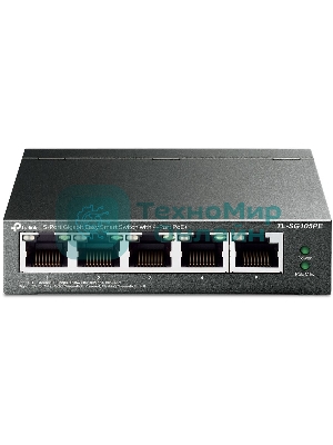 Коммутатор TP-Link 5-Port Gigabit Easy Smart Switch with 4-Port PoE+