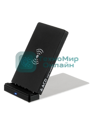 Беспроводное зарядное устройство ACD-W102Q-F1B 10Вт, беспроводная Qi, 2-катушки с QC, 5В/2А ~ 9В/1,8А RTL