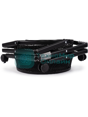 Этажерка Domfy DHC-FC30862 34.2x34.2x83.6 см, d=34.2 см черный