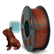 Филамент NVPrint PLA+ Chocolate для 3D печати диаметр 1.75мм длина 330 метров масса 1 кг