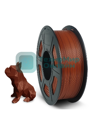 Филамент NVPrint PLA+ Chocolate для 3D печати диаметр 1.75мм длина 330 метров масса 1 кг