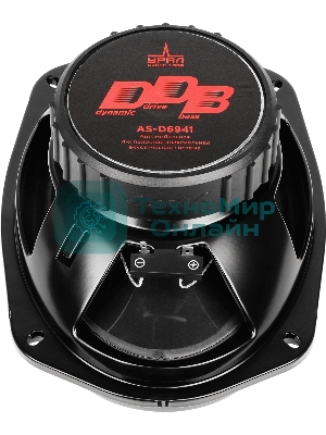 Колонки автомобильные Ural DDB AS-D6941 250Вт 15x23см (6x9дюйм) (ком.:2кол.) коаксиальные четырехполосные