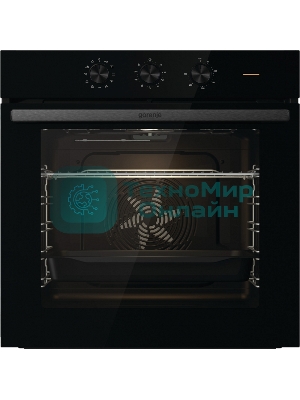 Духовой шкаф электрический Gorenje BO6725E02NBG черный