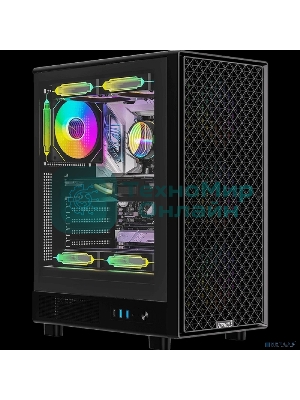 Компьютерный корпус Aerocool/Formula MANA DYNAMIC черный без БП ATX 6x120мм 2xUSB 3.0 1xUSB3.1 audio bott PSU