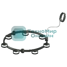 Корпус светильника C9238/7 SBK черный песок D635*70.5mm GX53/7